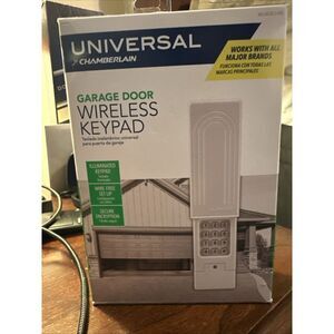 Universal by Chamberlain Garage Door‎ Wireless Keypad KLIK2U-P2 (Open Box) NEW